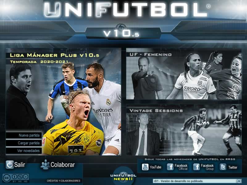 Portada de UNIFUTBOL® v10.5